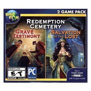 ♥ 4 for $25 Sale PC Game Redemption Cemetery 2 game pk Big Fish